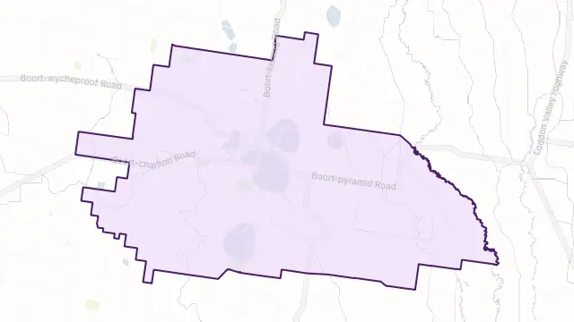 Boort Area Boundary Map