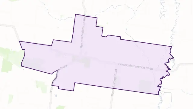 Borung Area Boundary Map
