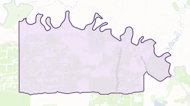 Boundary Bend Area Boundary Map