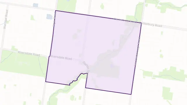 Box Hill South Area Boundary Map