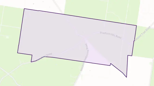 Bradford Area Boundary Map