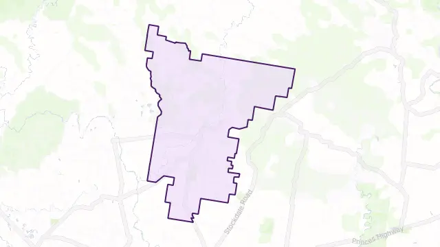 Briagolong Area Boundary Map
