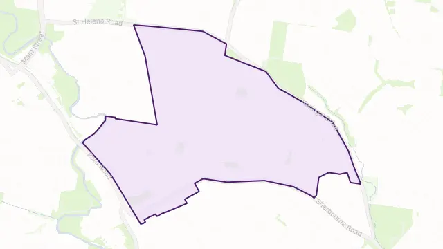 Briar Hill Area Boundary Map