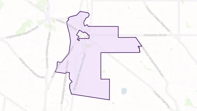 Bridgewater Area Boundary Map