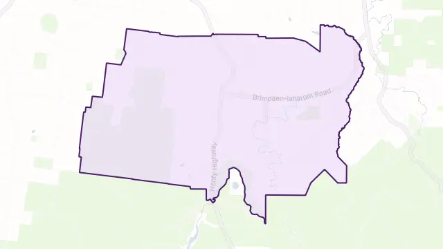 Brimpaen Area Boundary Map