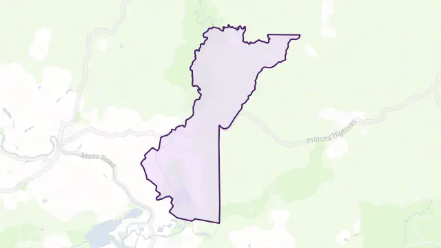 Brodribb River Area Boundary Map