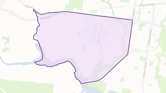 Brookfield Area Boundary Map