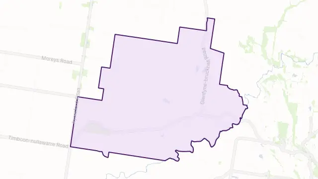 Brucknell Area Boundary Map