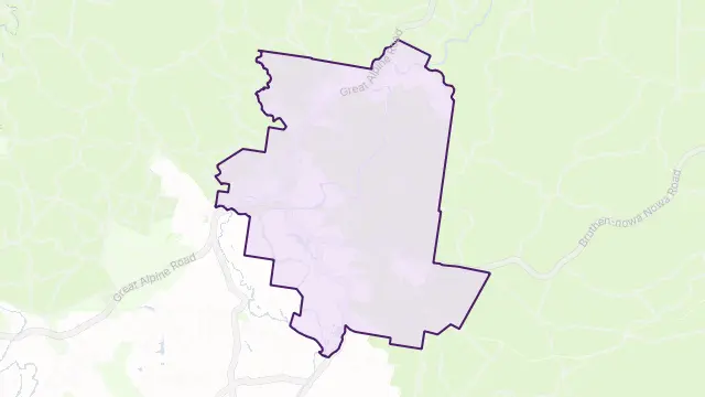 Bruthen Area Boundary Map
