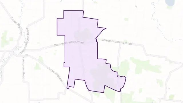 Buckrabanyule Area Boundary Map