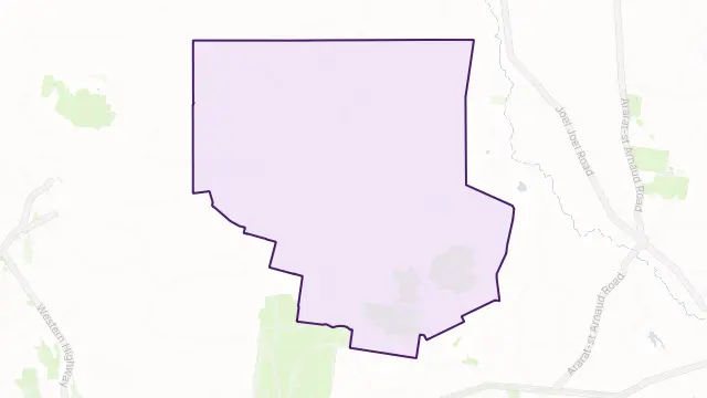 Bulgana Area Boundary Map