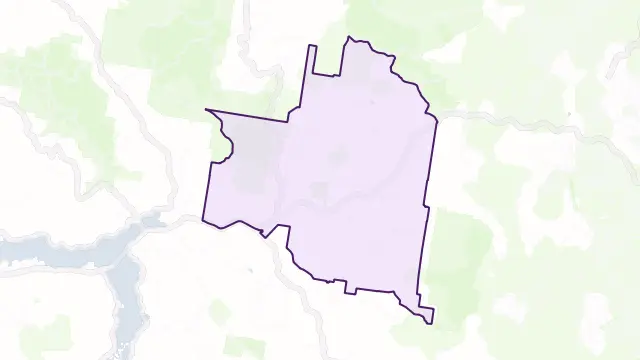 Bullioh Area Boundary Map