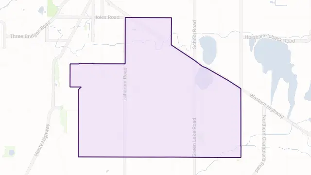 Bungalally Area Boundary Map