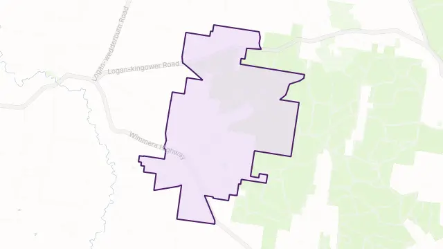 Burkes Flat Area Boundary Map