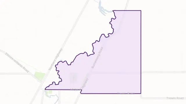 Burnewang Area Boundary Map