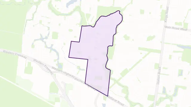 Burnside Area Boundary Map