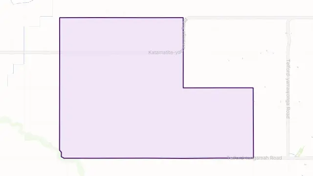 Burramine South Area Boundary Map
