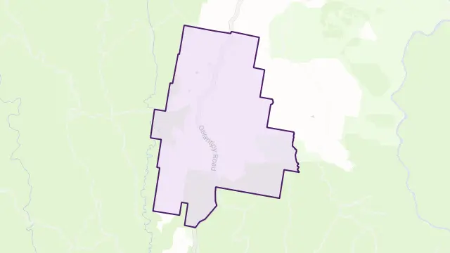 Butchers Ridge Area Boundary Map