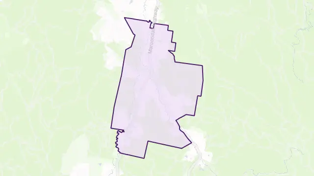 Buxton Area Boundary Map
