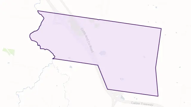 Cadello Area Boundary Map