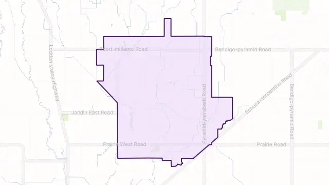 Calivil Area Boundary Map