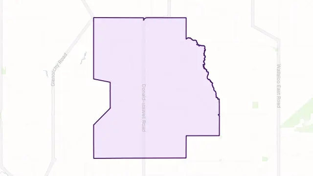 Callawadda Area Boundary Map