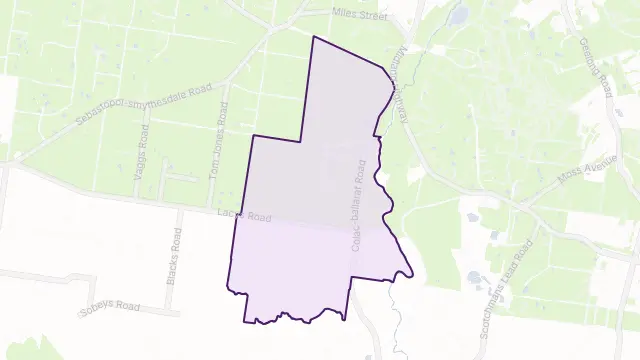 Cambrian Hill Area Boundary Map