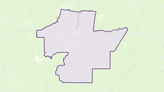 Cann River Area Boundary Map