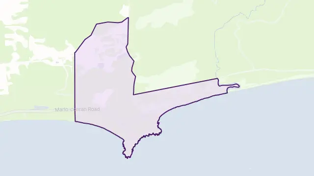 Cape Conran Area Boundary Map