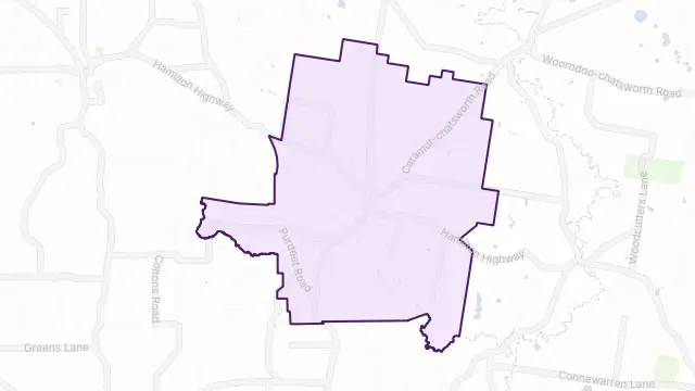 Caramut Area Boundary Map