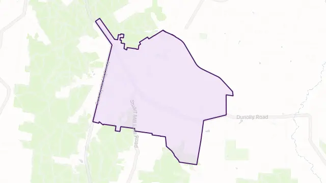Carapooee Area Boundary Map