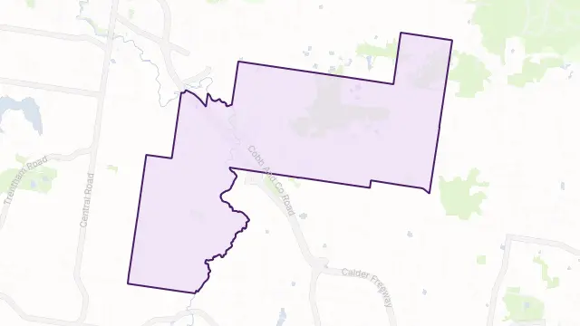 Carlsruhe Area Boundary Map