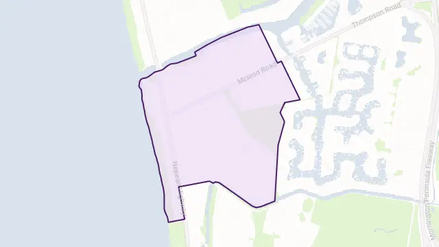 Carrum Area Boundary Map