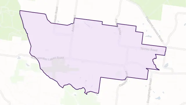 Cashmore Area Boundary Map