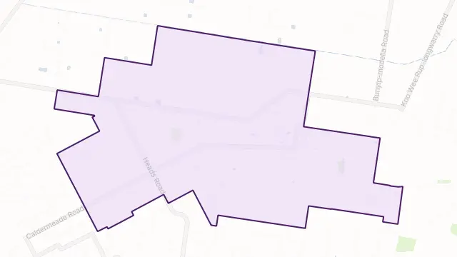 Catani Area Boundary Map
