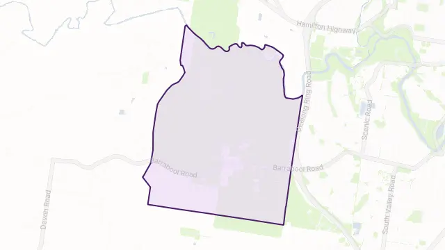 Ceres Area Boundary Map