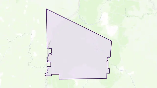 Chandlers Creek Area Boundary Map