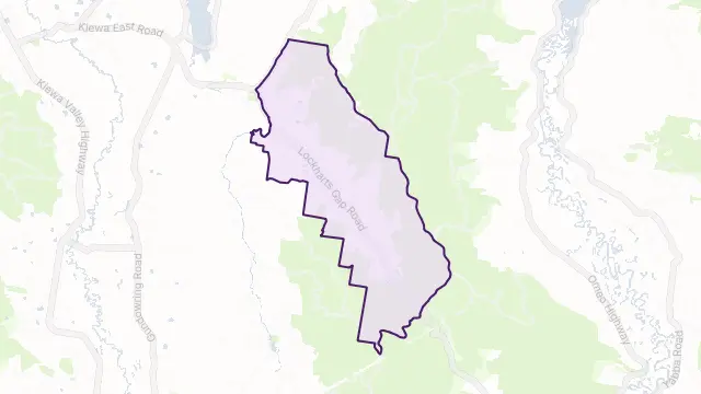 Charleroi Area Boundary Map