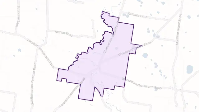 Chatsworth Area Boundary Map