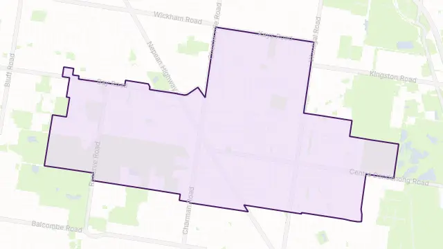 Cheltenham Area Boundary Map