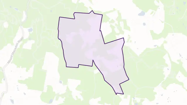 Cherokee Area Boundary Map