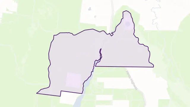 Cherrypool Area Boundary Map