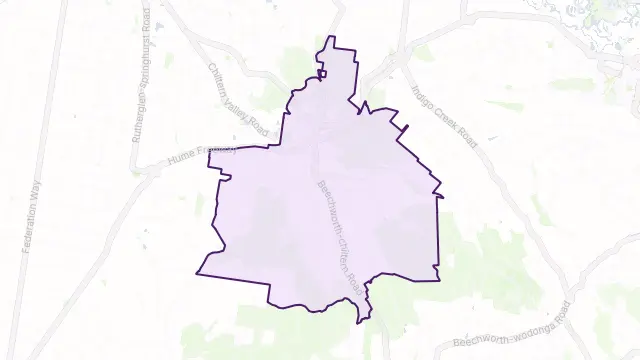 Chiltern Area Boundary Map