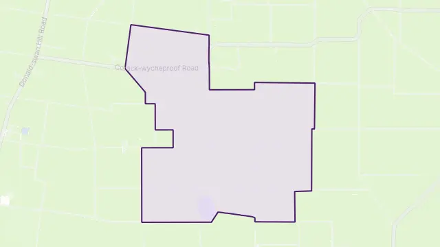 Chirrip Area Boundary Map