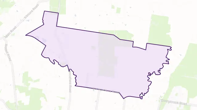 Clarkefield Area Boundary Map