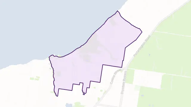 Clifton Springs Area Boundary Map