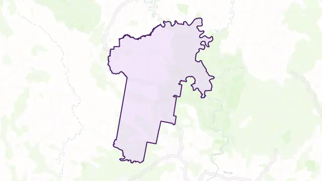 Cobbannah Area Boundary Map
