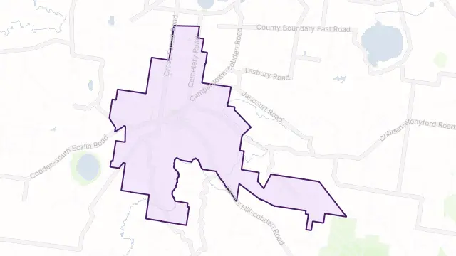 Cobden Area Boundary Map