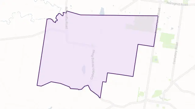 Cobrico Area Boundary Map