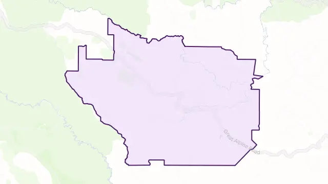 Cobungra Area Boundary Map